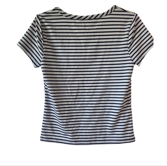 Lily Bleu Striped Tee with Cherry Motif - Picture 2 of 4